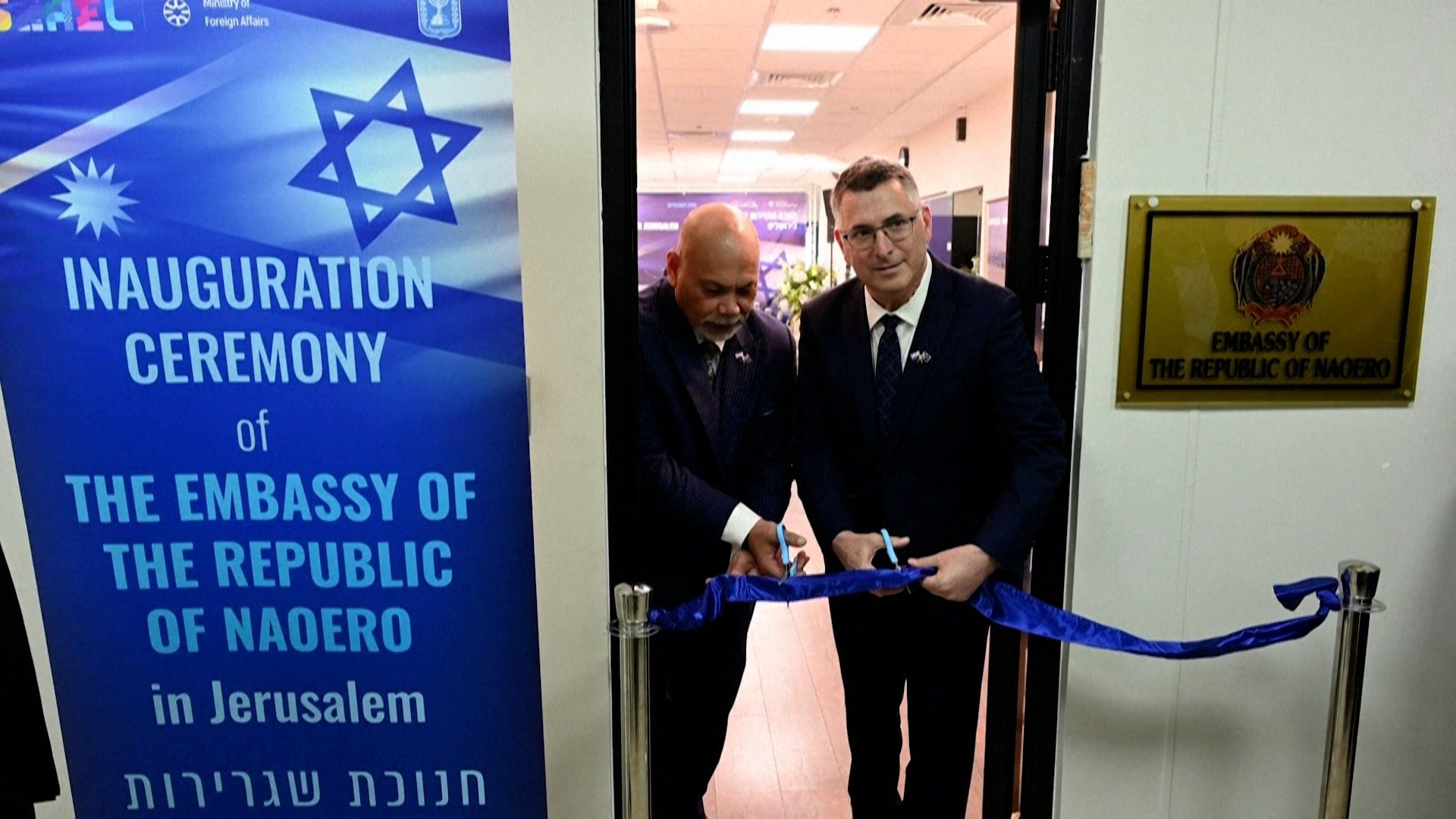 Nauru Opens Jerusalem Embassy, Joins Small Group of Nations