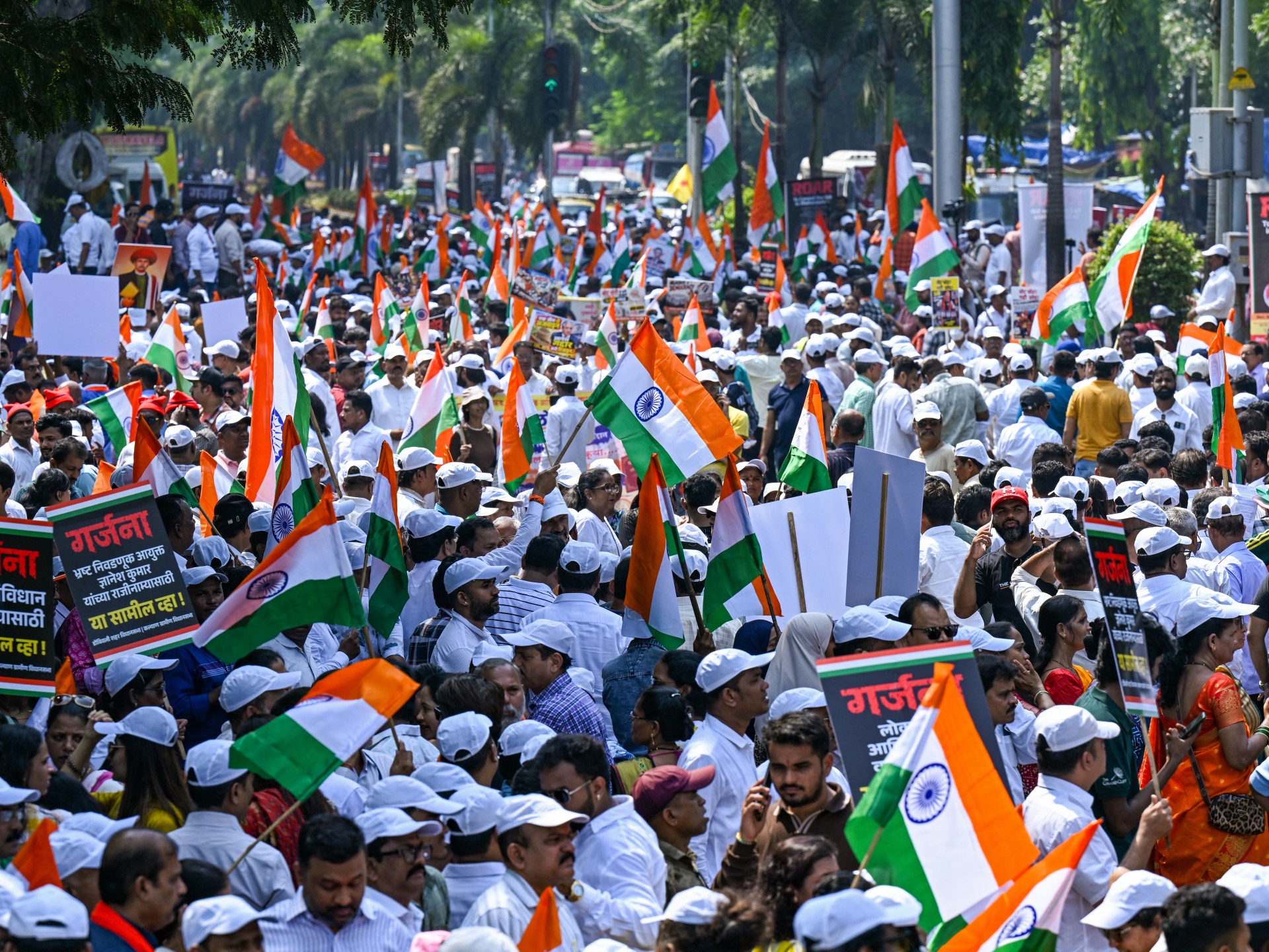 India's election chief faces mounting pressure as mass protests enter third day