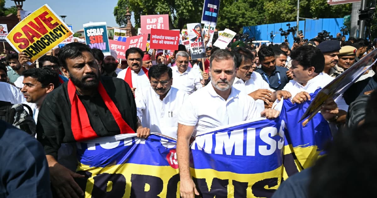 Indian opposition leaders detained during election protest
