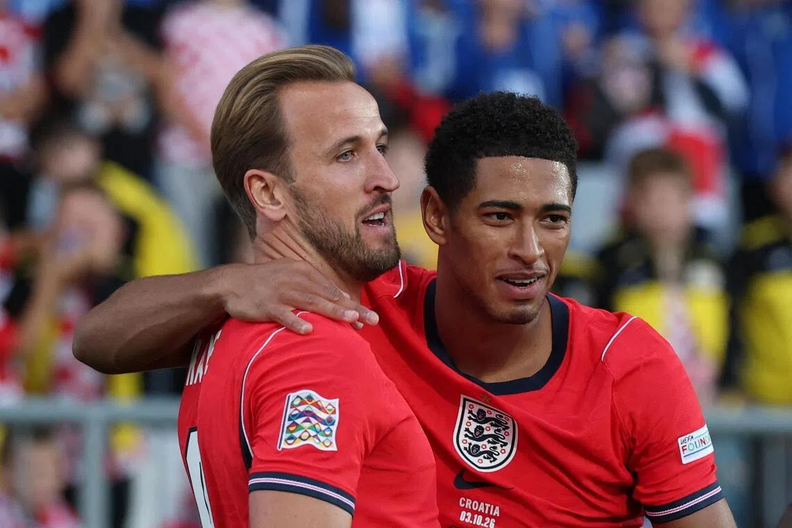 Kane and Bellingham spearhead England's resurgence after World Cup heartbreak