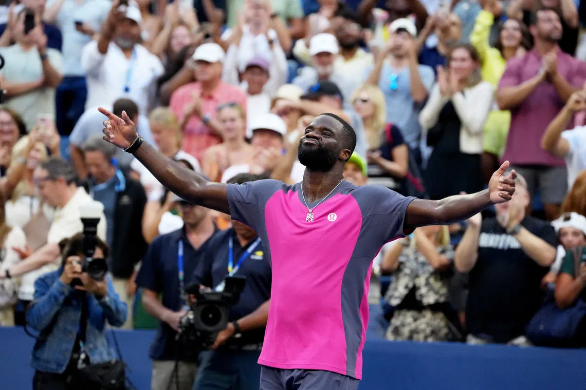 Tiafoe stuns Medvedev at US Open amid roaring home crowd support