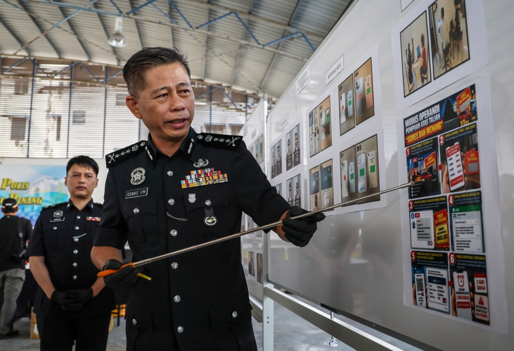Sindikat penipuan 'goresan menang' AS$2 juta terbongkar di Pulau Pinang, 29 ditangkap
