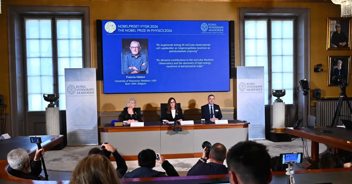 Fizikawan Belgium menang Nobel Fizik atas penemuan neutrino kosmik