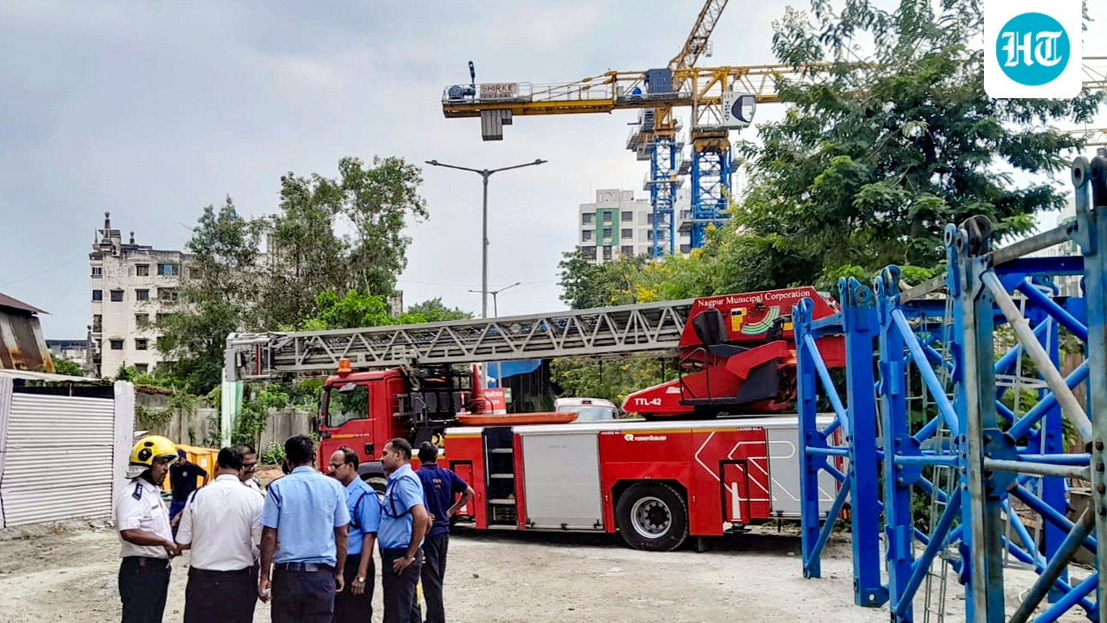 Crane collapse at Nagpur construction site kills two workers