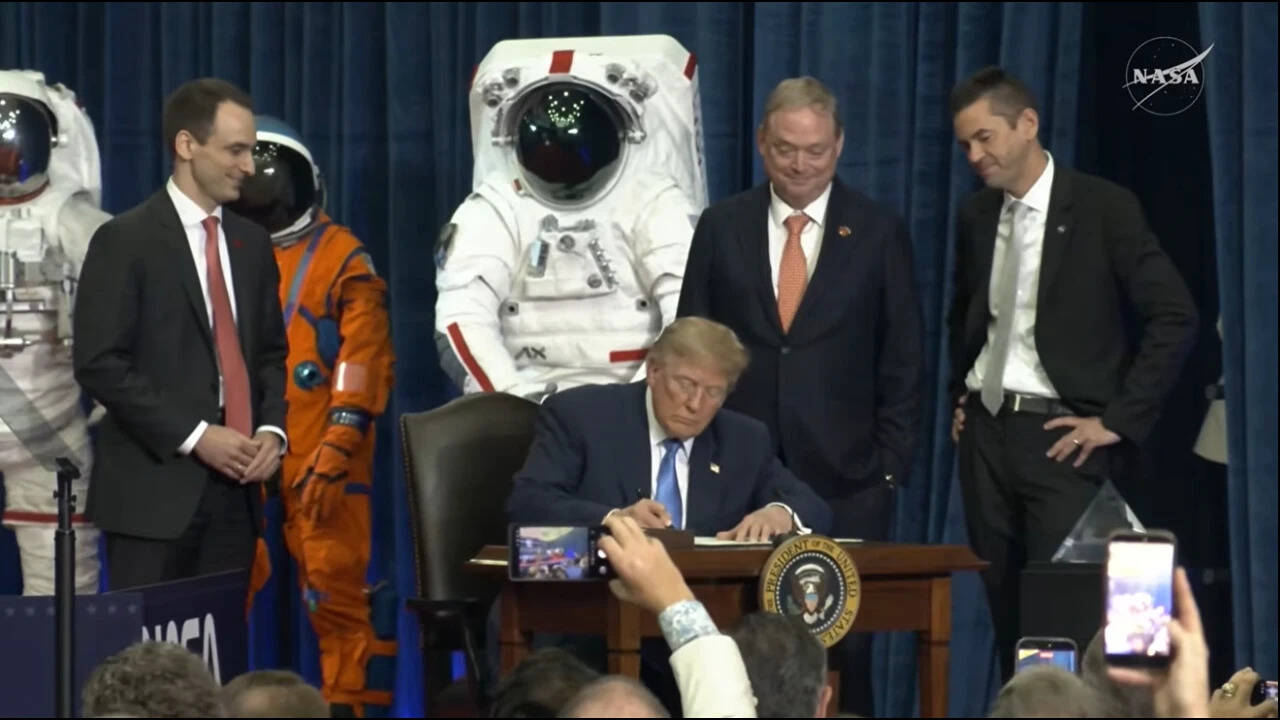 US to establish first space academy as Trump expands exploration agenda