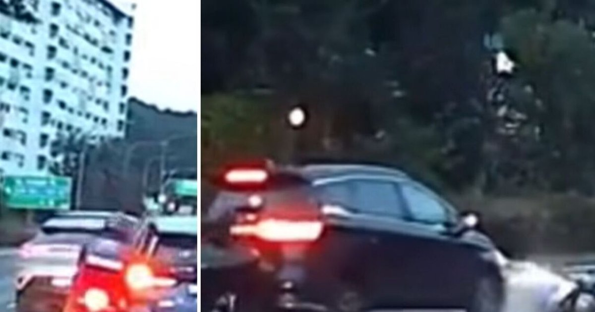 Two drivers questioned after multi-vehicle PIE collision involving motorcycle