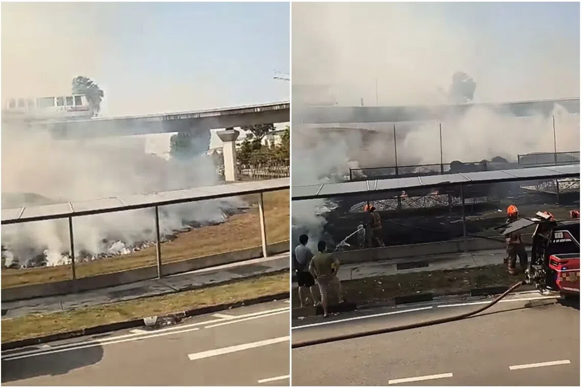 Vegetation fire in Bukit Panjang contained, no casualties reported