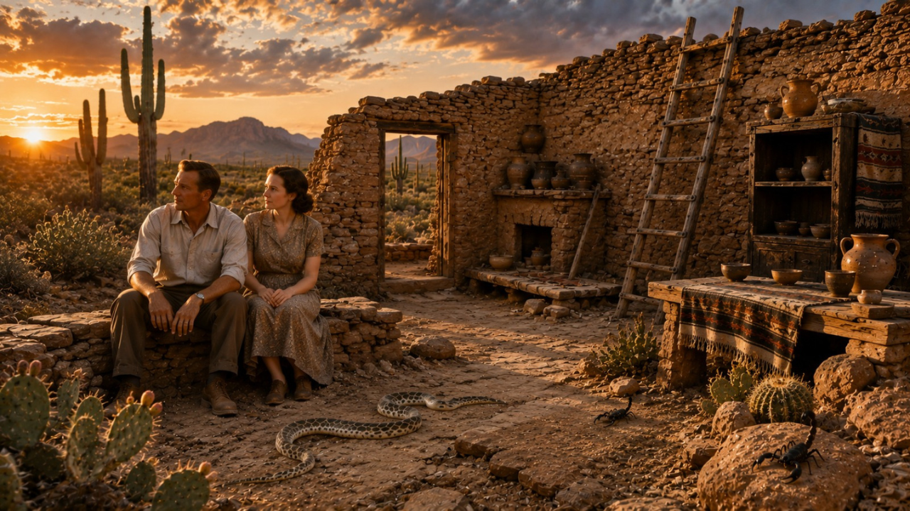 Arizona Couple's 1934 Desert Home Came With Uninvited Reptile Residents
