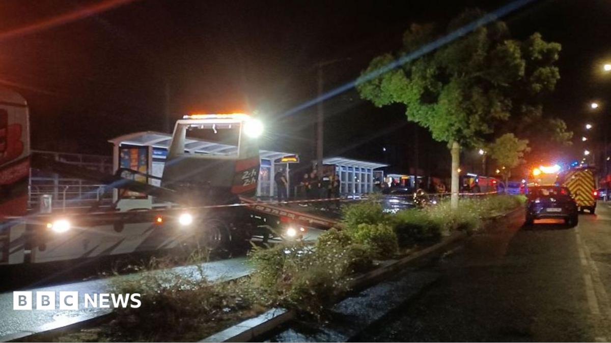 Vehicle plows into crowd in northern France; two killed, ten injured