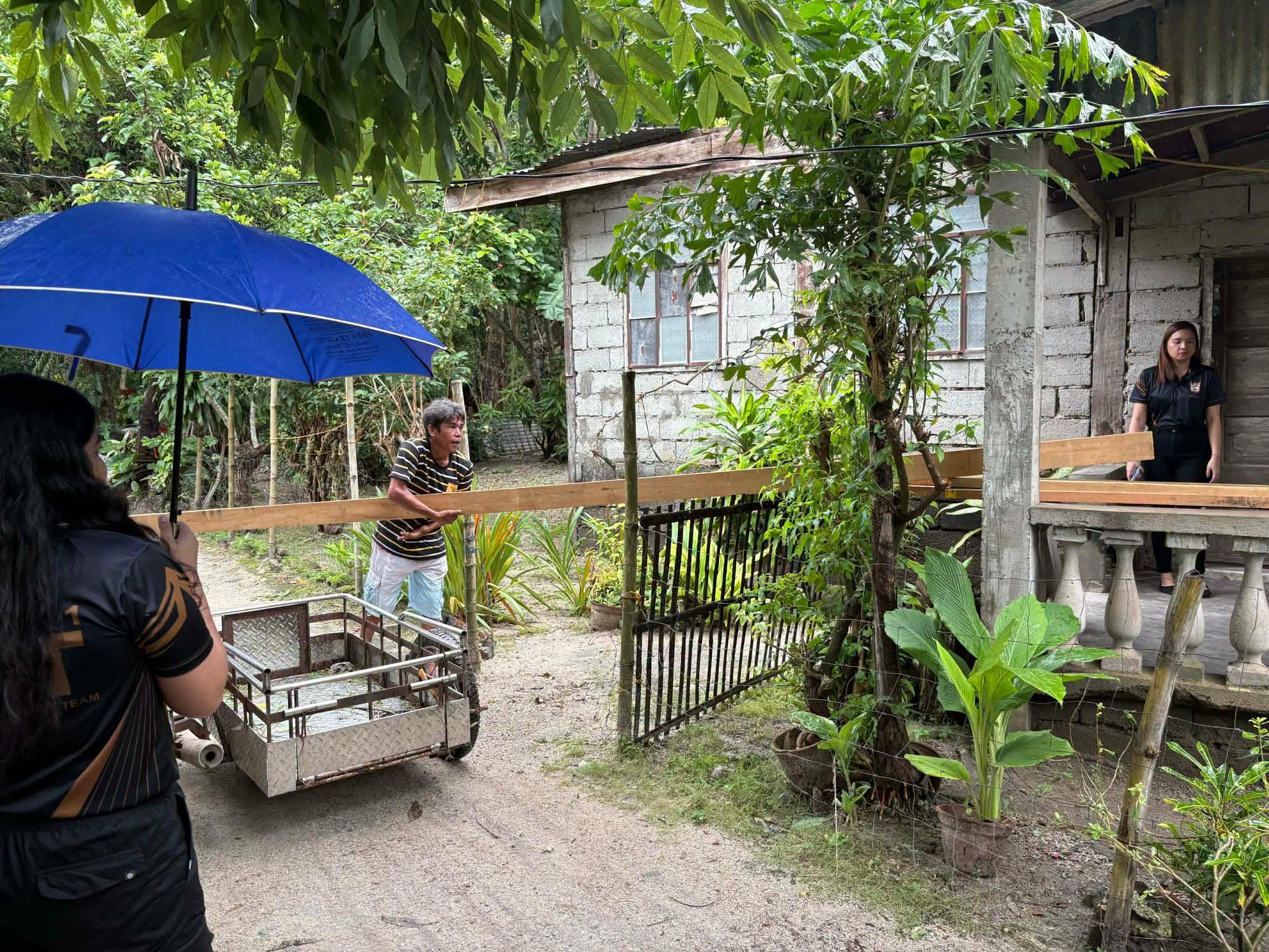 Tulong sa Pamilya, Materyales para sa Pagkukumpuni matapos ang Unos sa Ilocos Sur