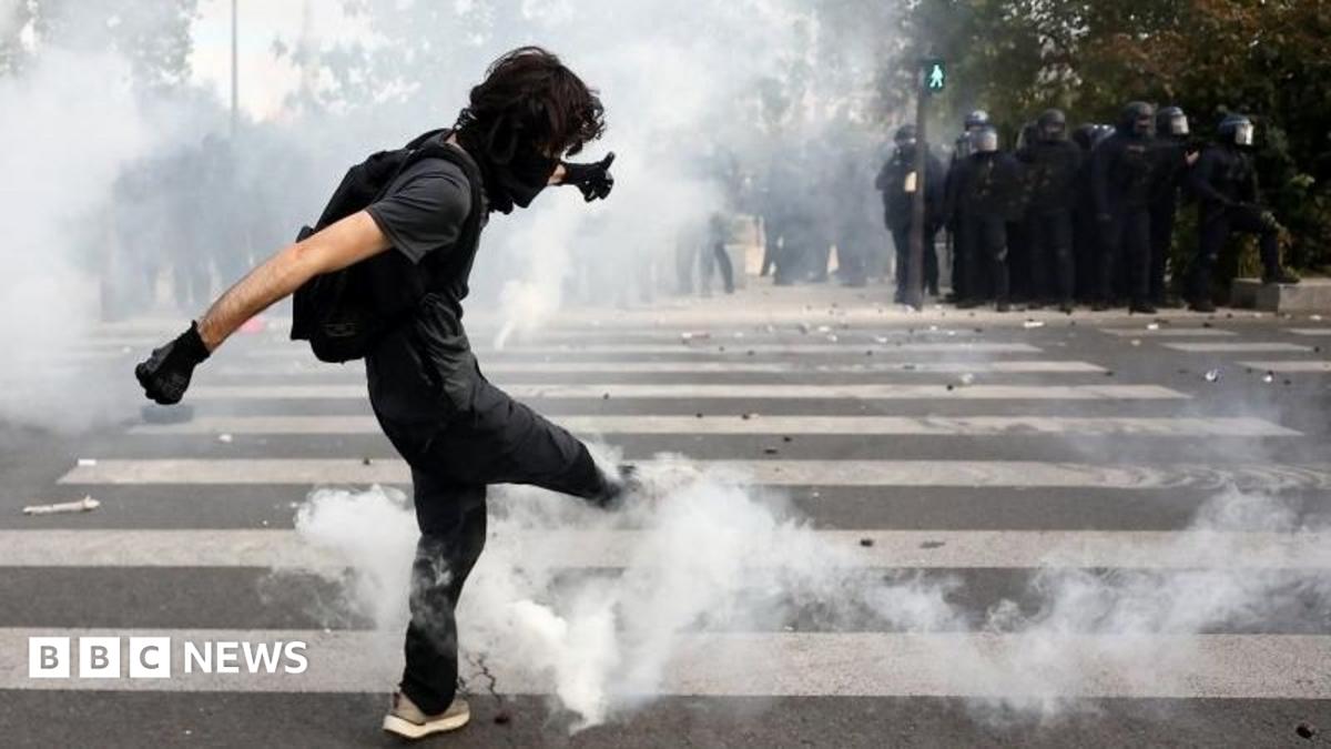 French police deploy tear gas as student protests intensify nationwide