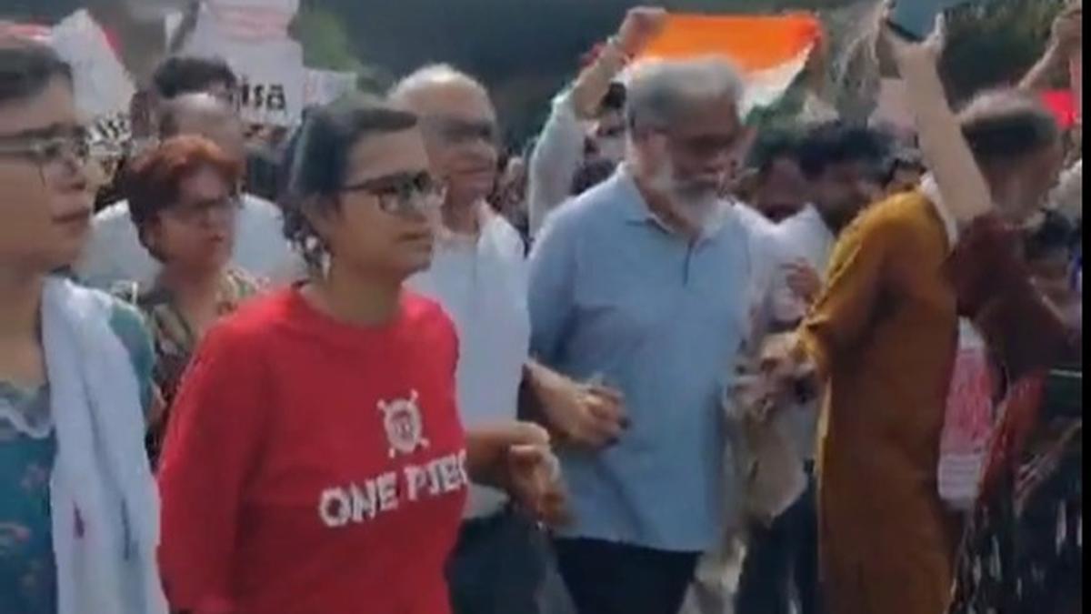 Delhi police detain activists during protest as restrictions tighten