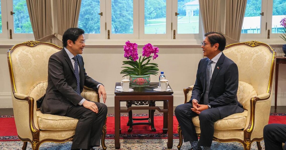 Marcos arrives in Singapore for investment talks, nuclear energy discussions