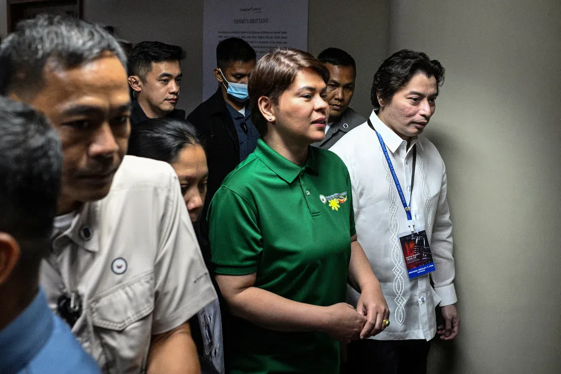 Philippine court issues arrest warrant for Vice-President Sara Duterte