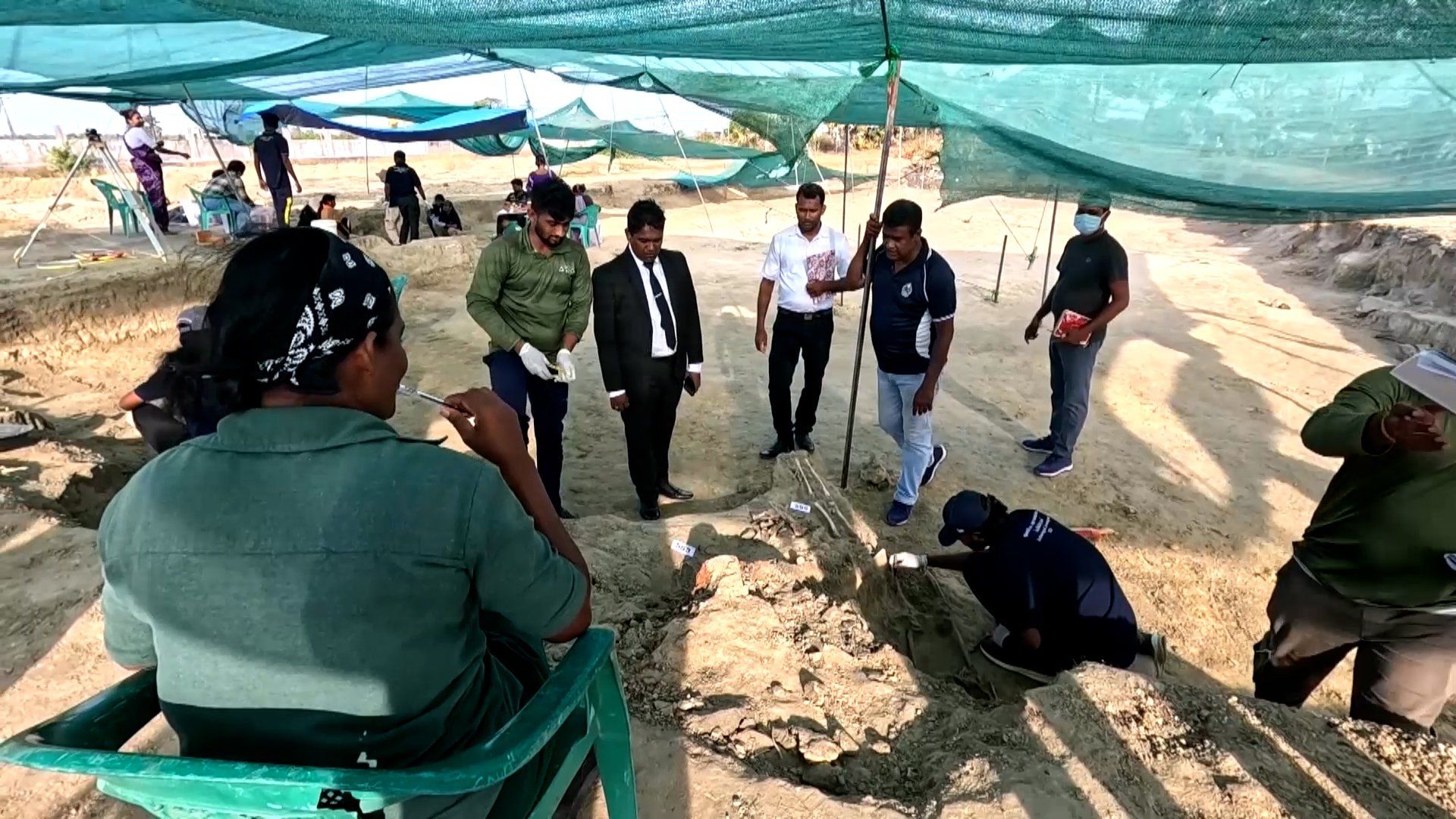 Sri Lankan excavation unearths 582 skeletal remains including children