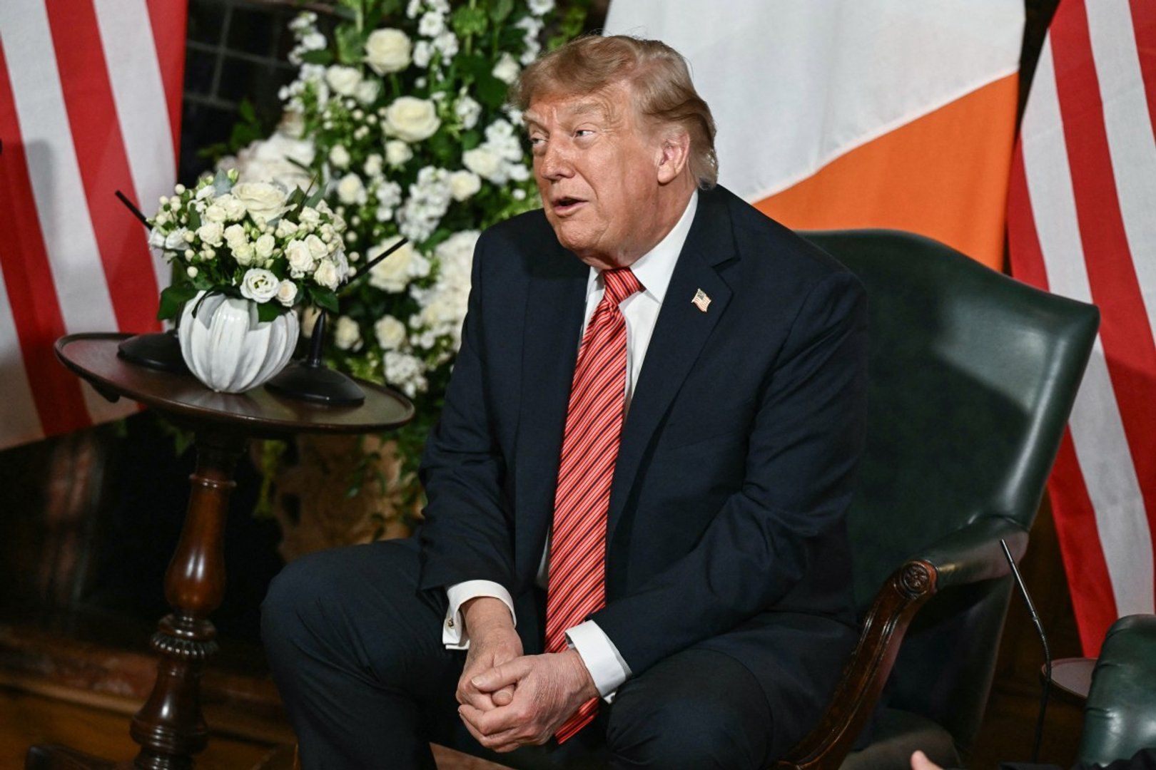 Trump expresses support for united Ireland during presidential visit
