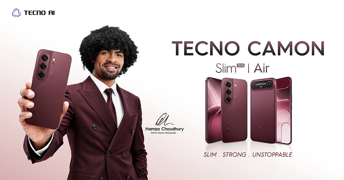 TECNO launches CAMON Slim 5G and CAMON Air smartphones in Bangladesh
