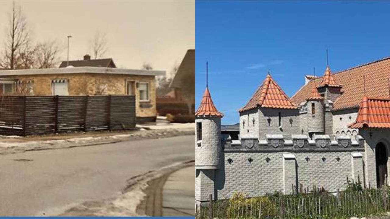 Danish Homeowner Converts Suburban Residence Into Fortified Castle