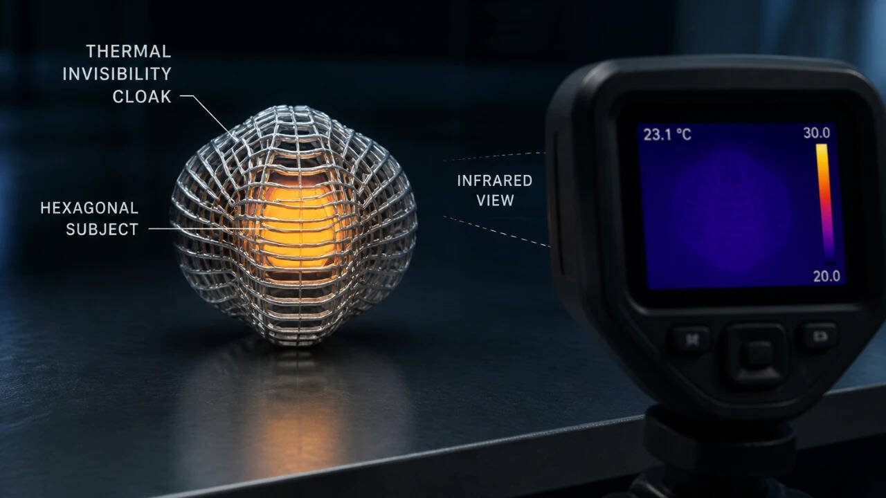 Scientists Create Thermal Invisibility Cloak for Infrared Detection