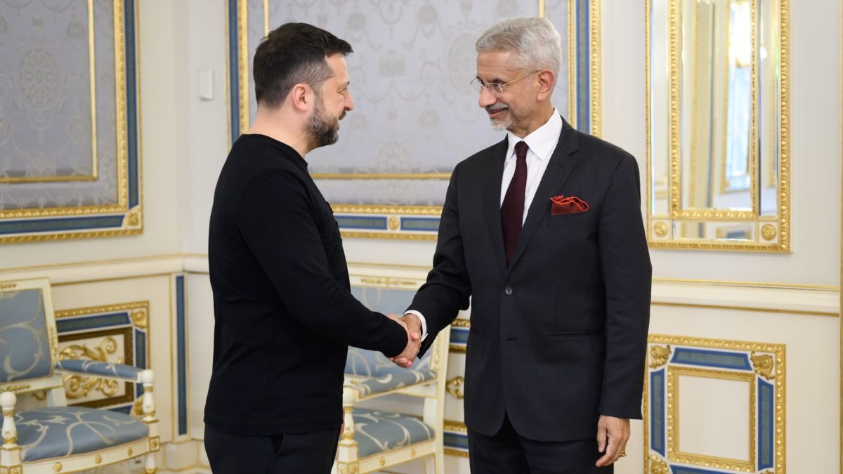 Russian drone attack on Kyiv during Indian FM's visit repelled: Zelenskyy
