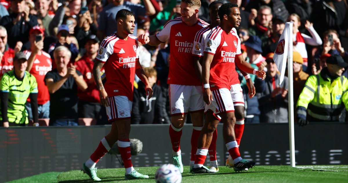 Guimaraes strikes late as Arsenal stages comeback against Leeds