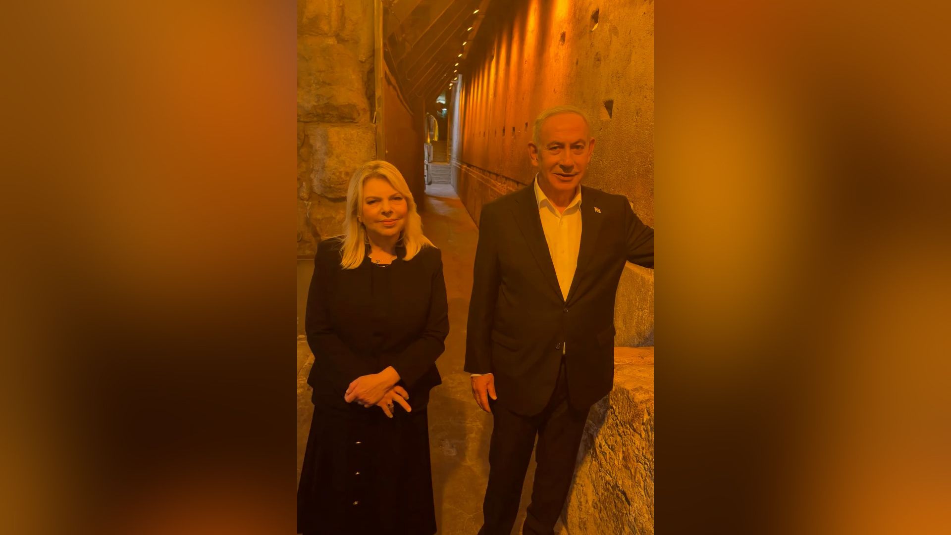 Netanyahu tours tunnels beneath Al-Aqsa Mosque compound