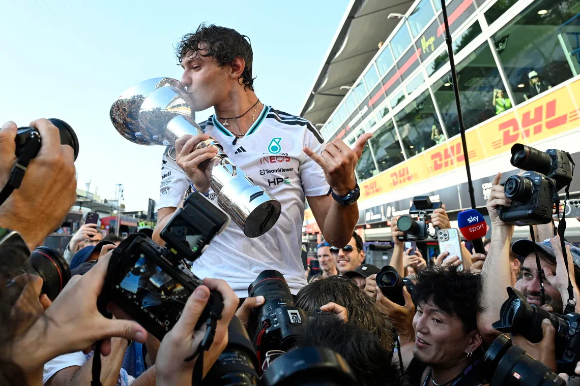 Teenage F1 Driver Antonelli Stuns Home Crowd with Italian GP Victory
