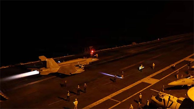 US military strikes Iranian missile launchers on Larak Island