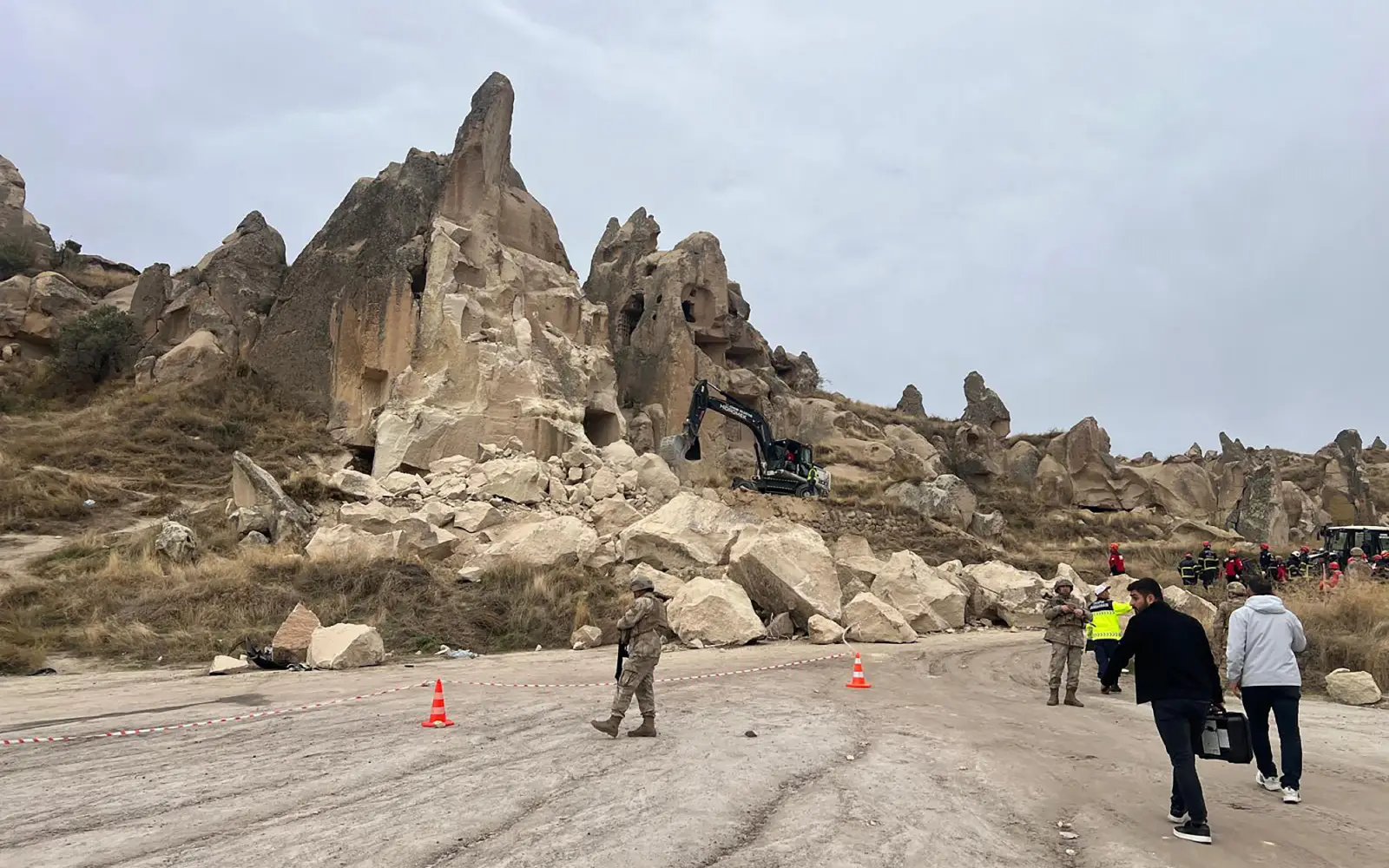 Two killed as rock formation collapses at Turkish tourist destination