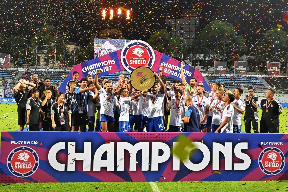 Fandi strikes twice as Lion City Sailors claim Community Shield