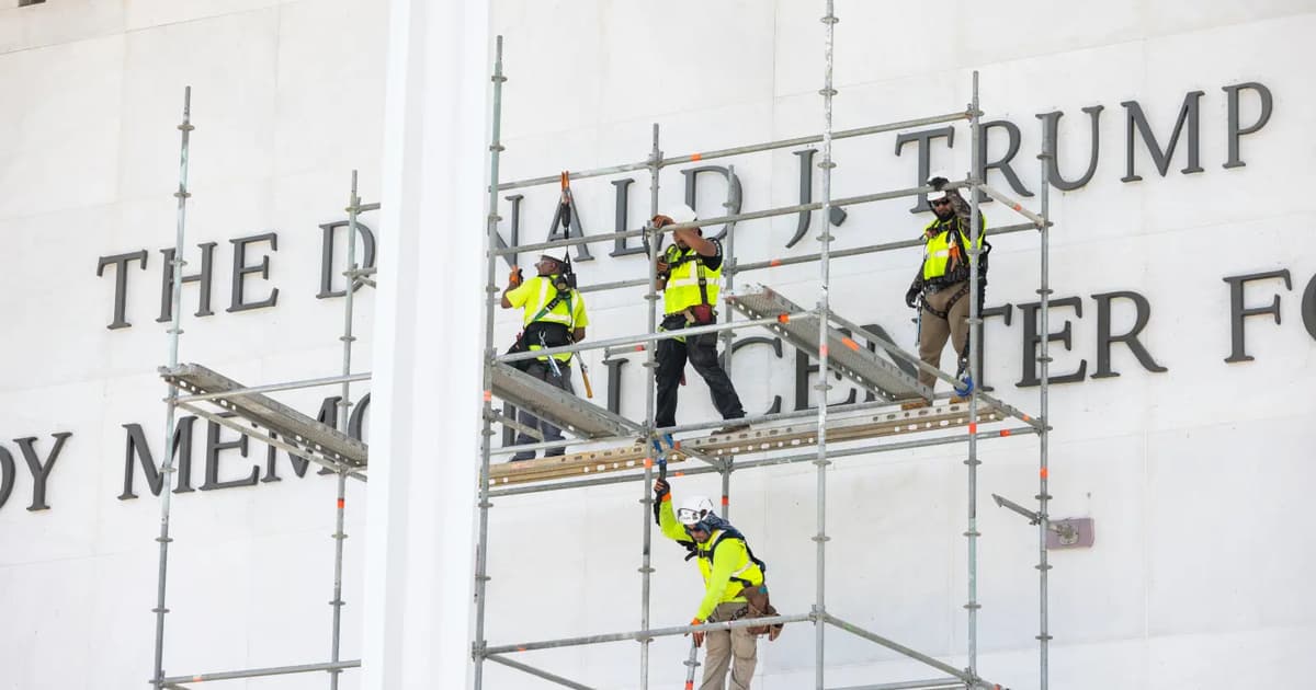 Court urged to block Trump name restoration at Kennedy Center