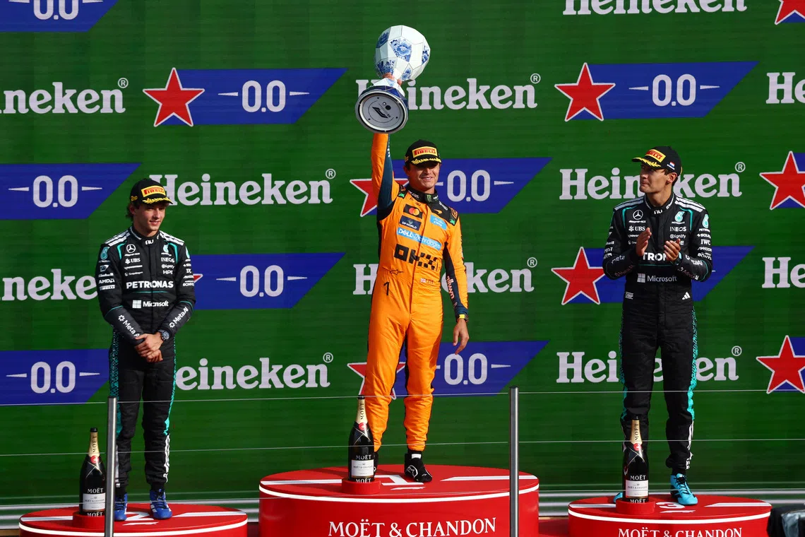Norris displaying growing confidence, McLaren chief says after Dutch victory
