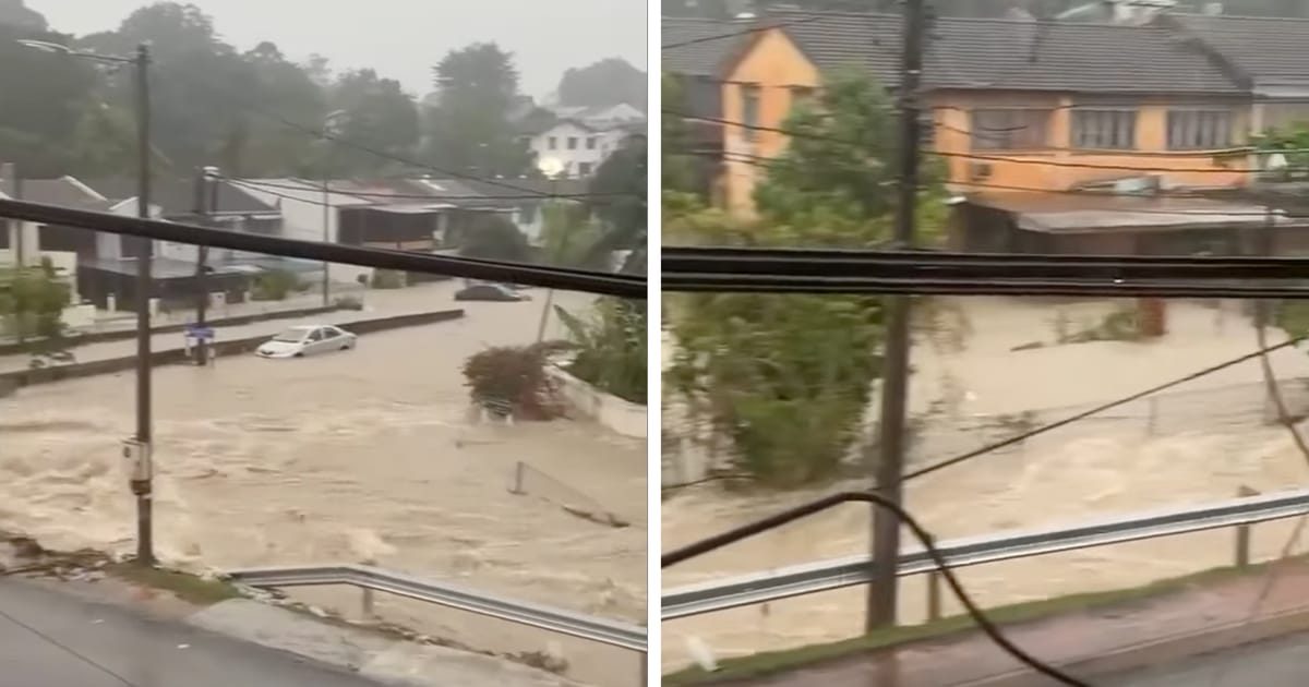 Tiga pengguna kenderaan diselamat daripada banjir kilat di Kuala Lumpur