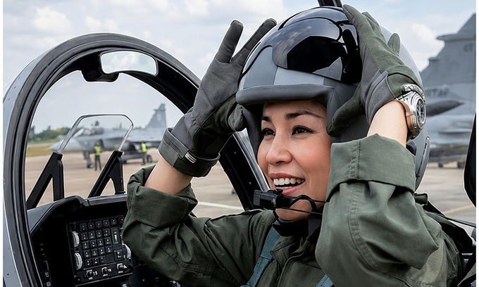 Thai Queen Undertakes Fighter Jet Training Program
