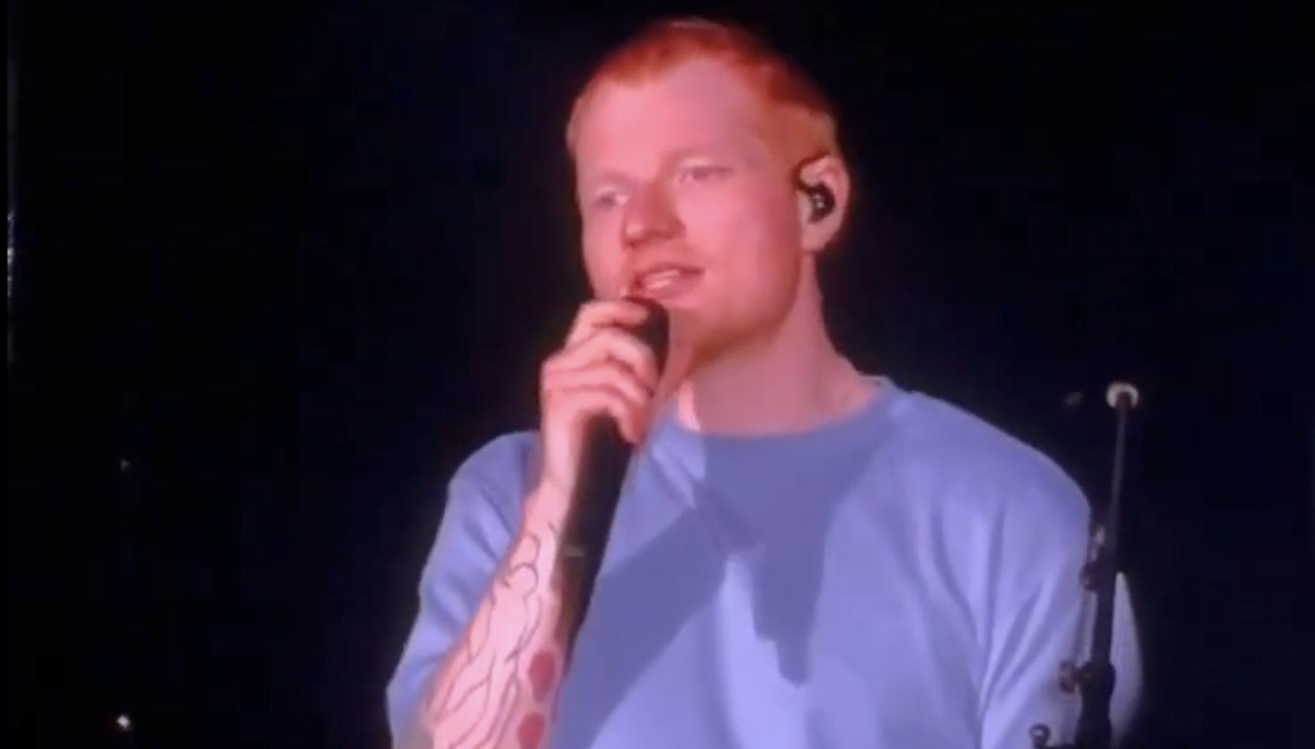 Ed Sheeran addresses Middle East conflict at Philadelphia concert