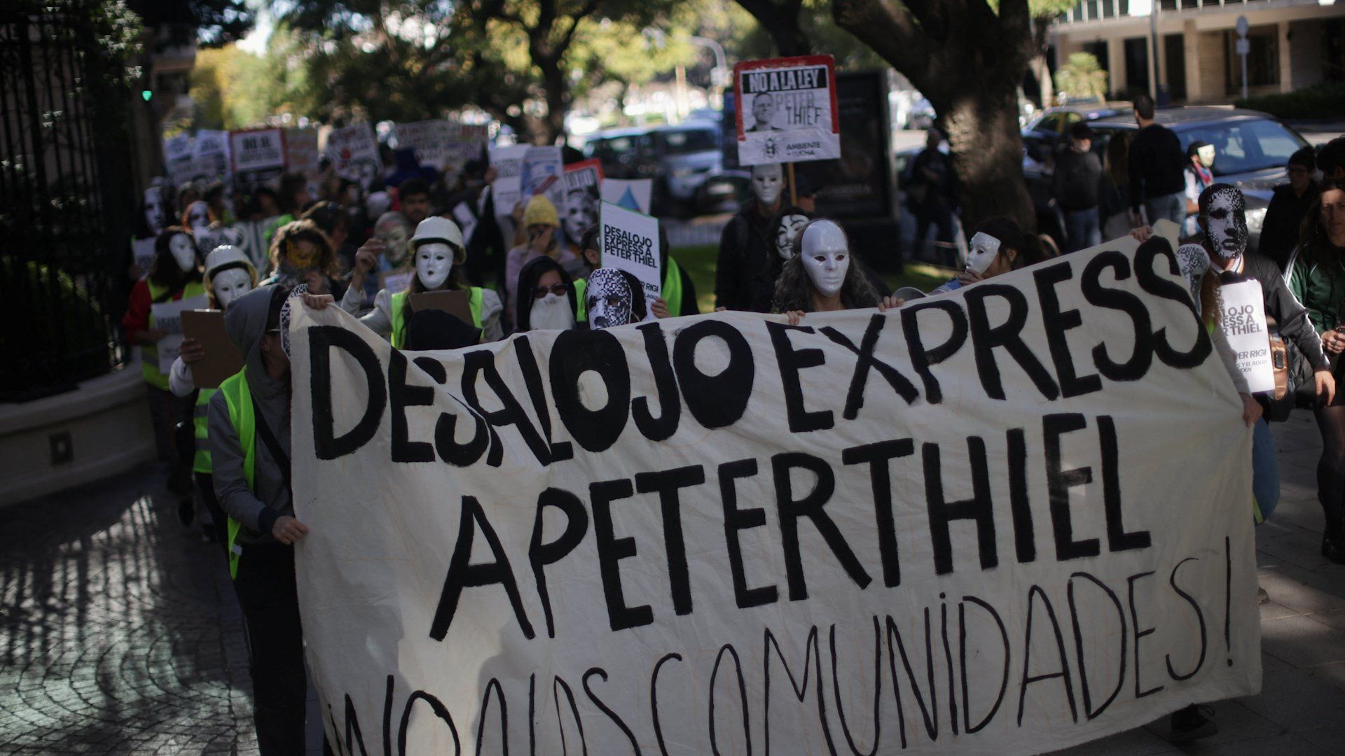 Argentine protesters demand tech billionaire Thiel leave country