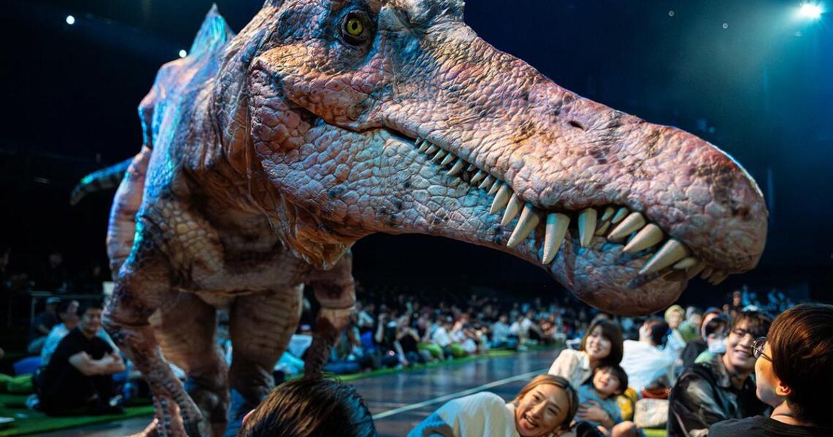 Life-sized animatronic dinosaurs debut in Singapore with Dino-A-Live