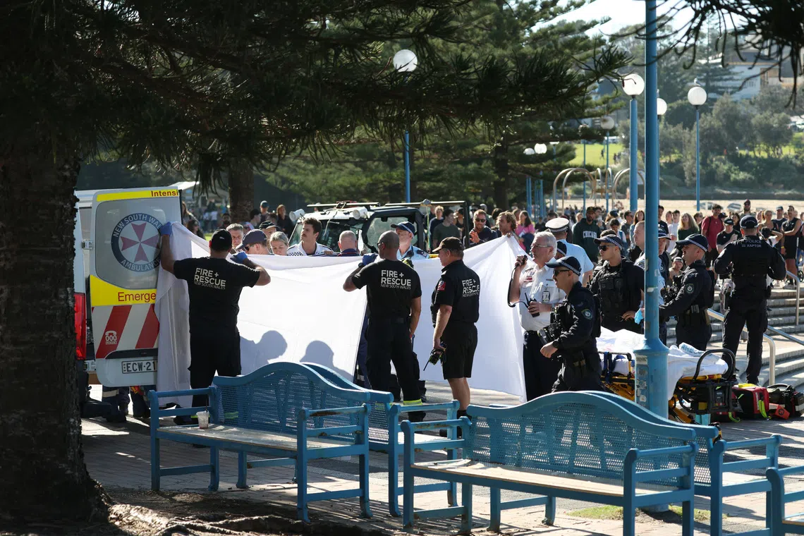 Australian teacher recalls fighting off shark in Sydney beach attack