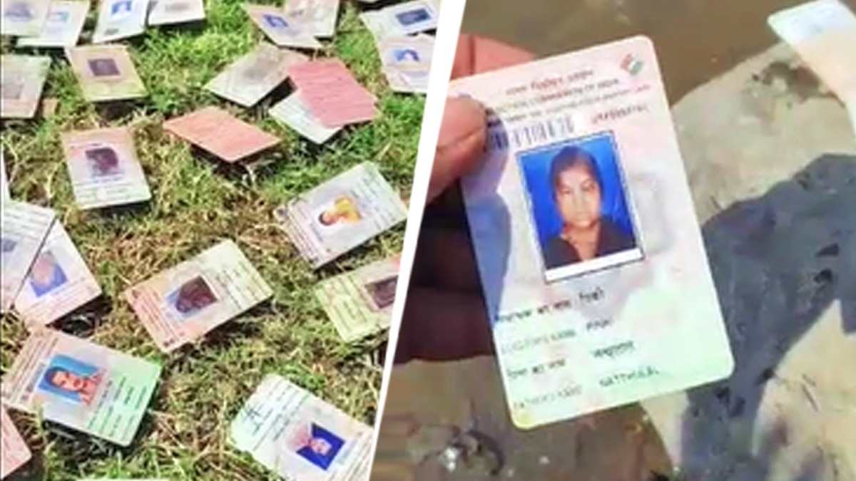 Thousands of voter IDs discovered along Narmada River in Madhya Pradesh