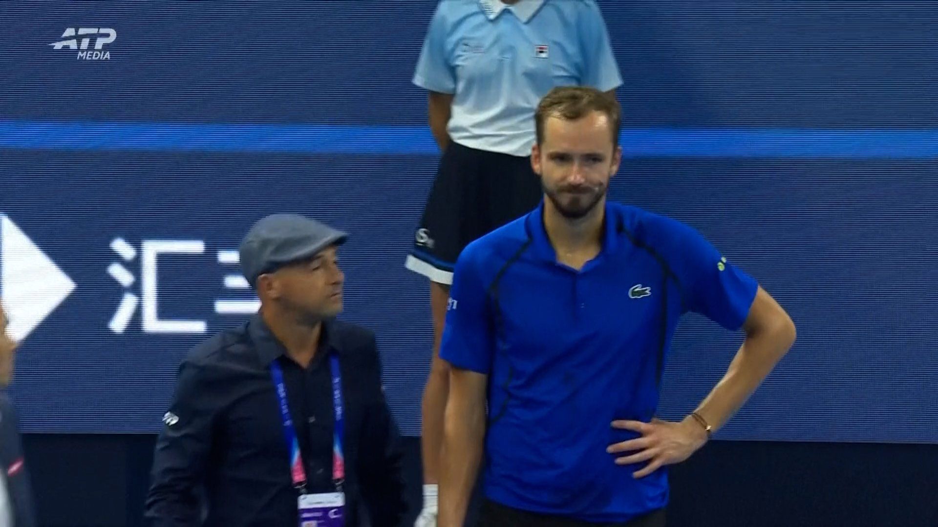 Medvedev expelled from tournament after striking spectator with ball