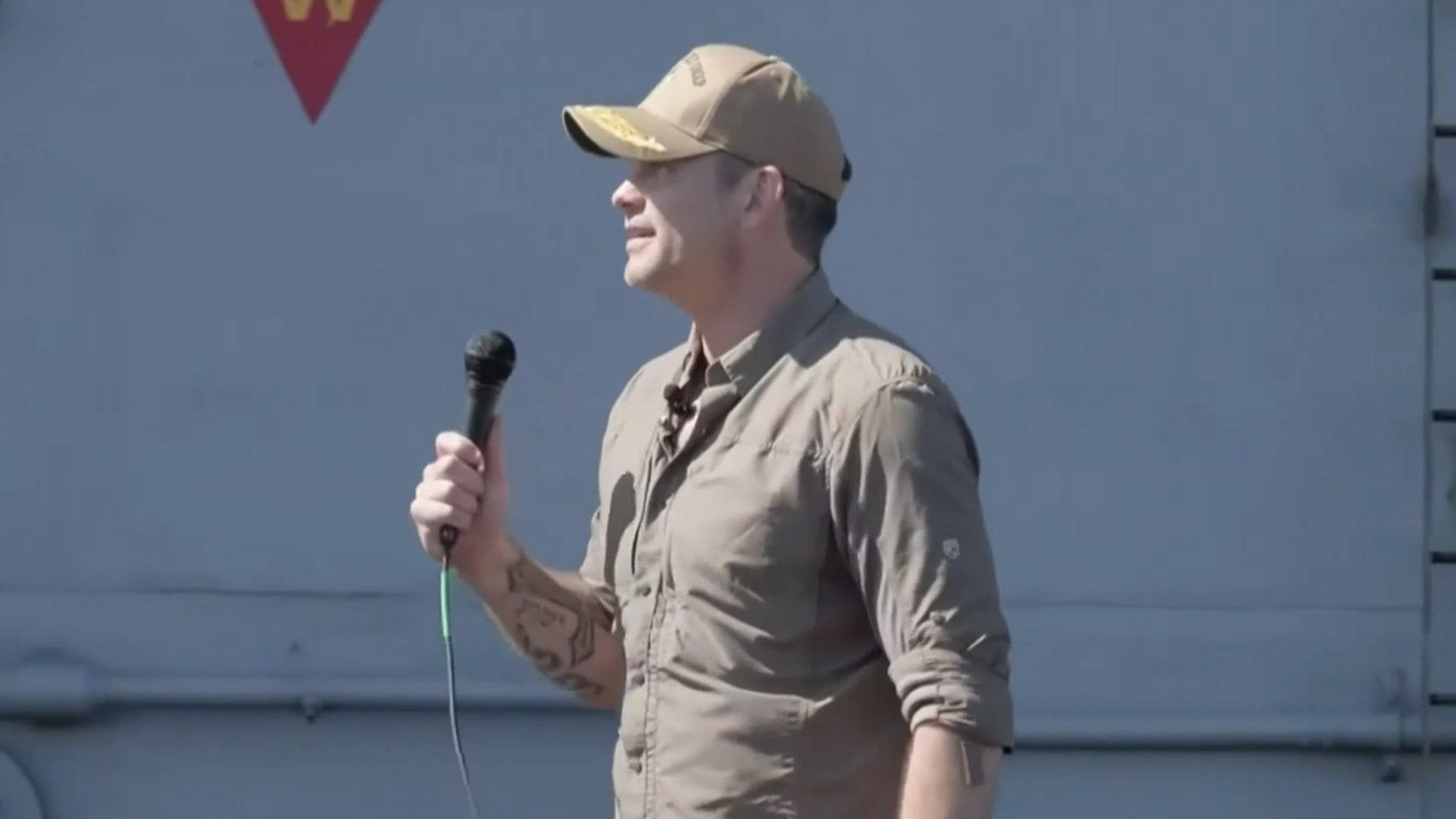 Pentagon chief Hegseth performs pushups after misstating facts to sailors