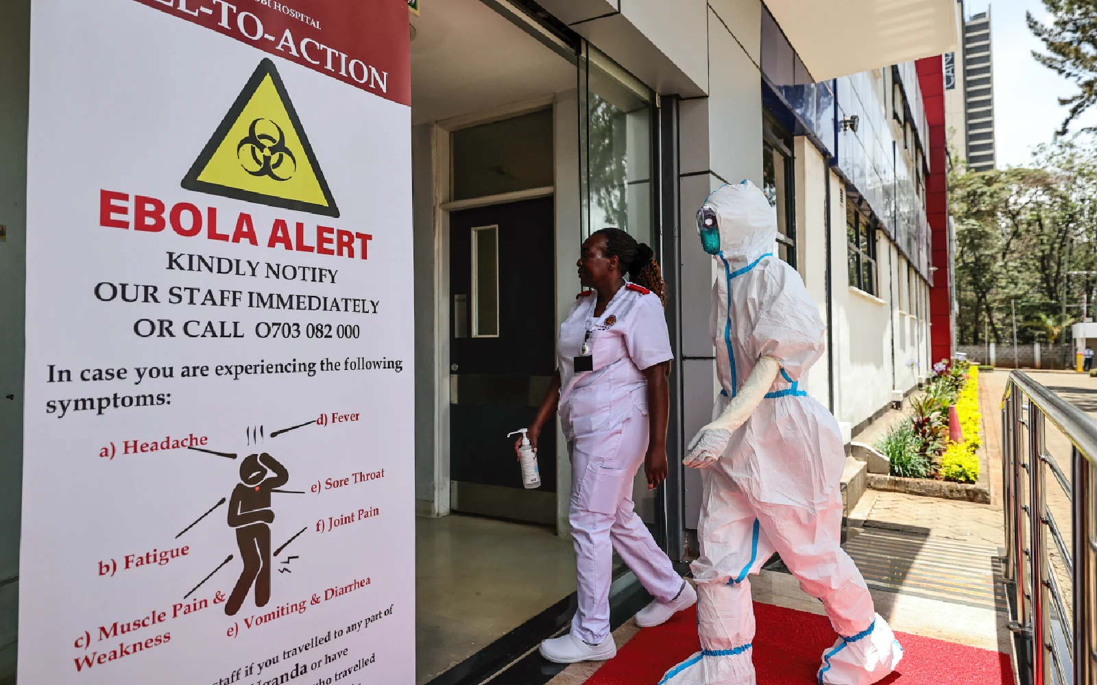 Nigeria confirms Ebola case as outbreak spreads beyond Uganda