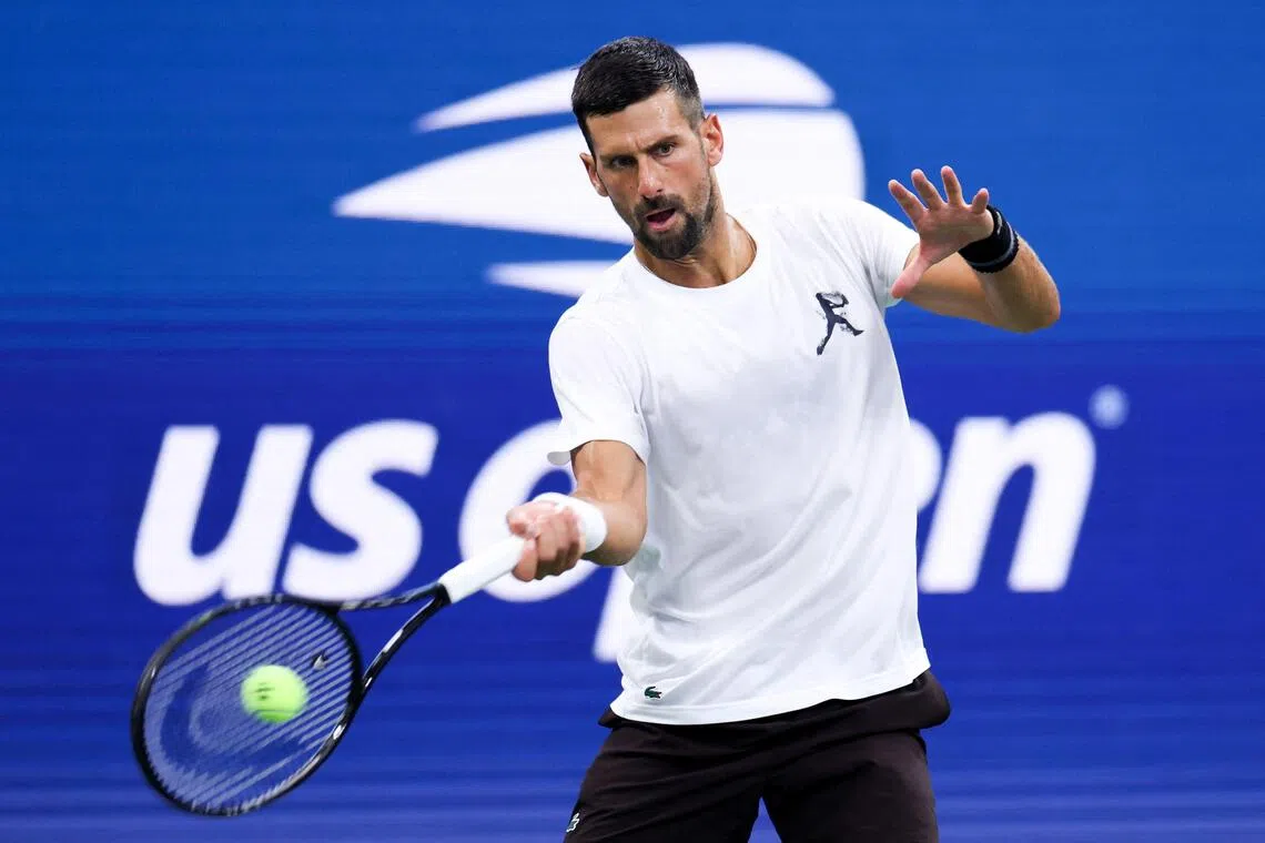 Djokovic pursues record major title as US Open gets underway