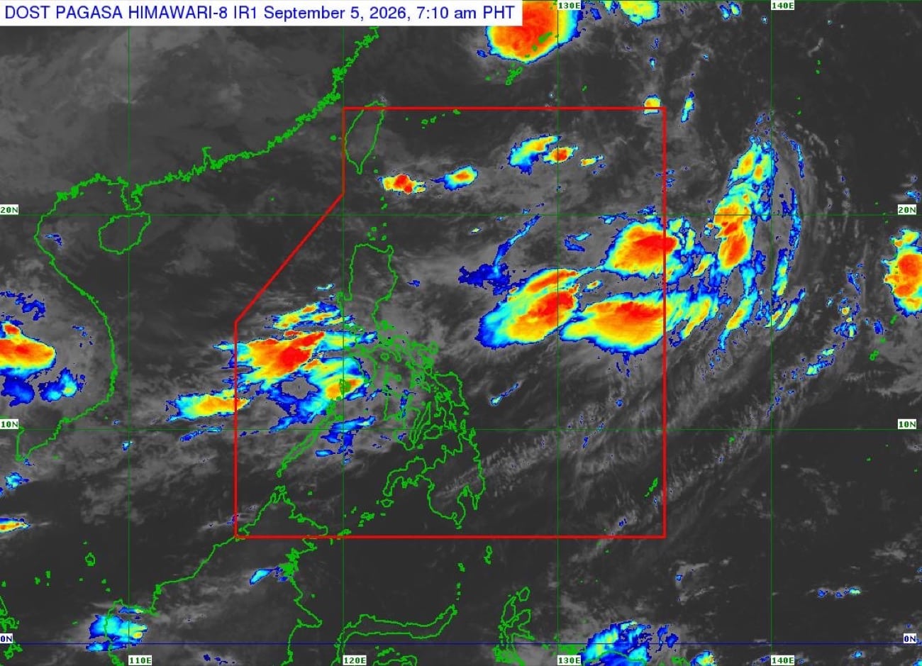Southwest monsoon to bring heavy rainfall across Luzon, Visayas