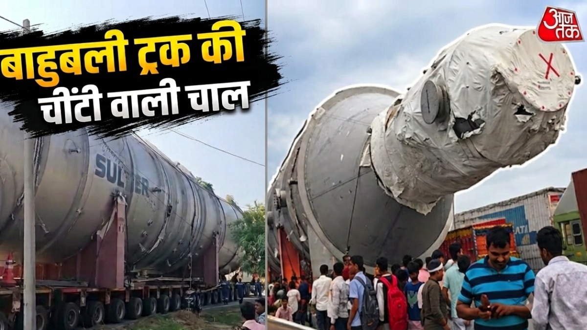 Colossal 308-Wheel Truck Draws Crowds Across Uttar Pradesh
