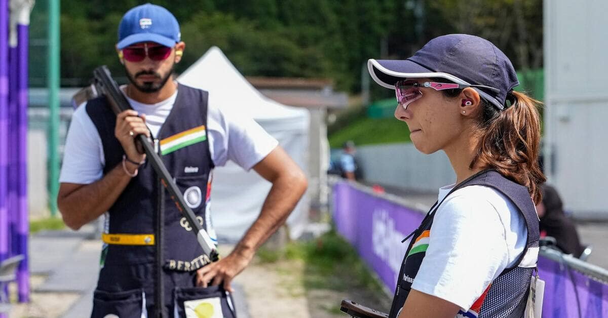 Naruka and Dhaliwal win skeet mixed-team bronze at Asiad 2026