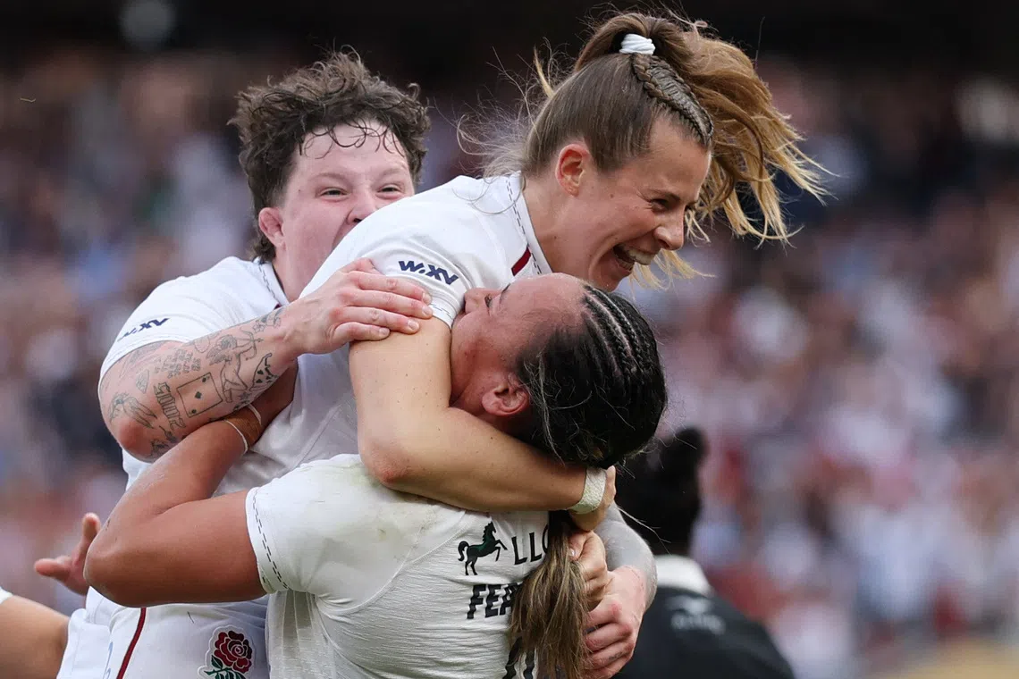 England edges New Zealand in women's rugby, extends unbeaten run to 41