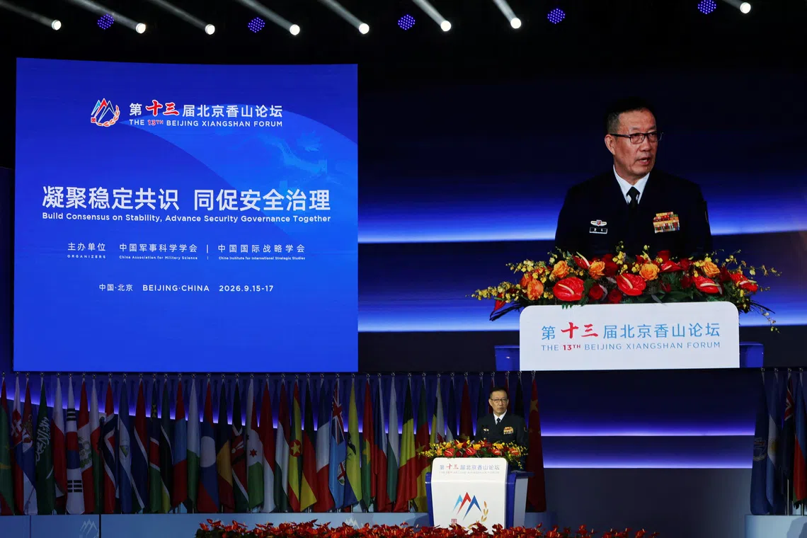 China's Defence Minister Calls for New Approach to Global Tensions