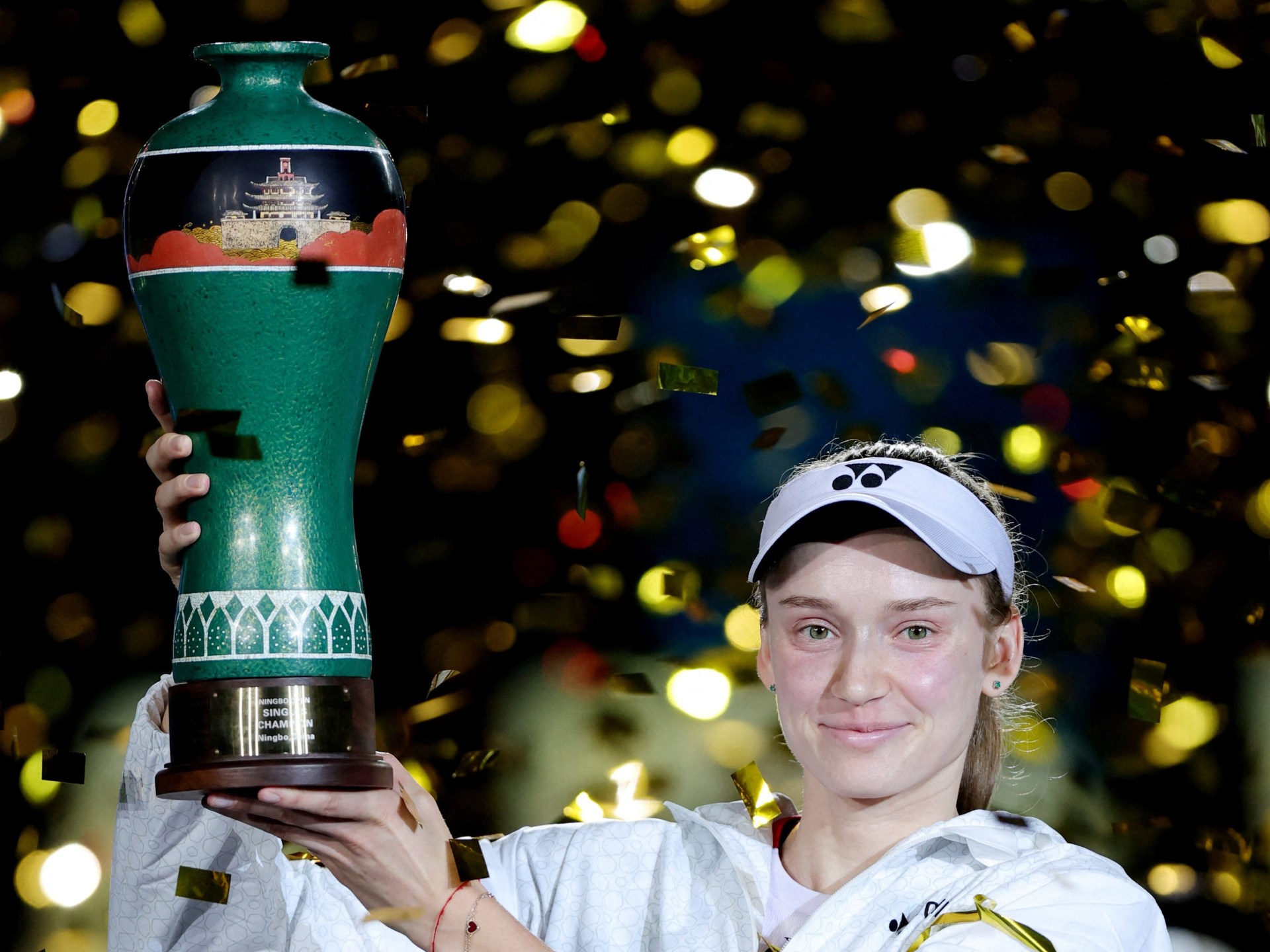 Rybakina wins Ningbo title, first trophy as world number one