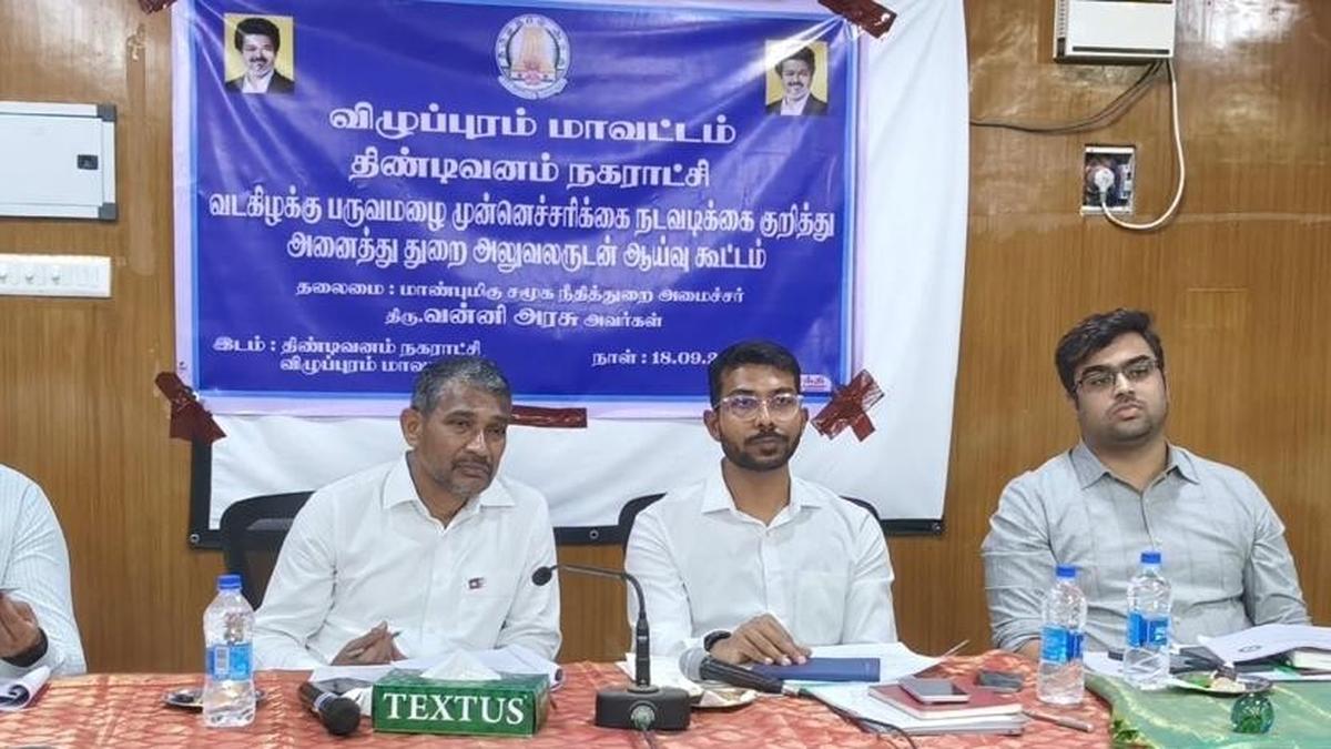 Tamil Nadu minister inspects monsoon readiness ahead of northeast season
